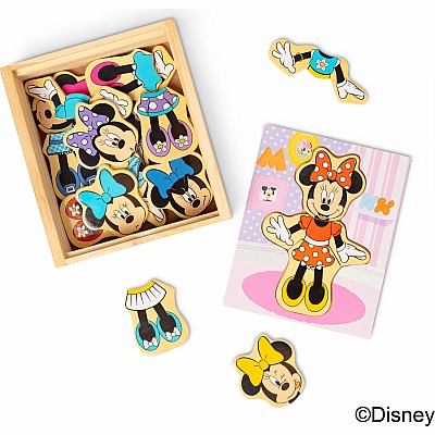 Disney Minnie Wooden Mix & Match Dress-Up Puzzle