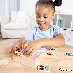 Disney Minnie Wooden Mix & Match Dress-Up Puzzle