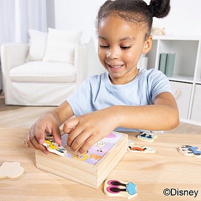 Disney Minnie Wooden Mix & Match Dress-Up Puzzle