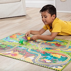 Dinosaur Chase Track Floor Puzzle