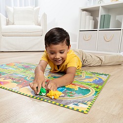 Dinosaur Chase Track Floor Puzzle