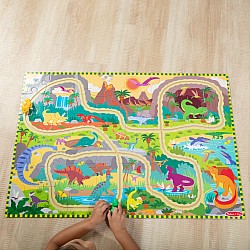 Dinosaur Chase Track Floor Puzzle
