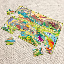 Dinosaur Chase Track Floor Puzzle