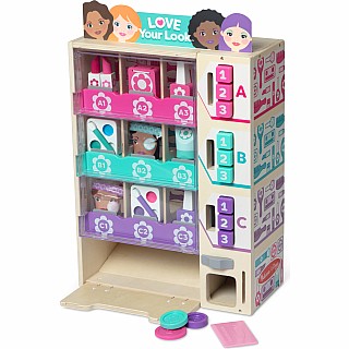 Beauty Kiosk wooden vending machine play set