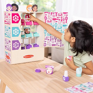 Beauty Kiosk wooden vending machine play set
