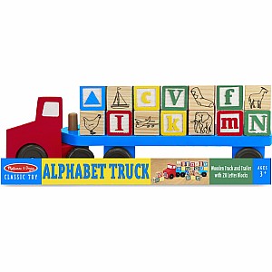 Alphabet Blocks Wooden Truck