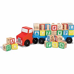 Alphabet Blocks Wooden Truck