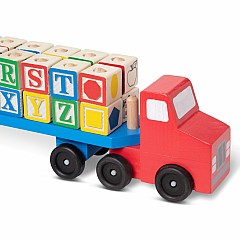 Alphabet Blocks Wooden Truck