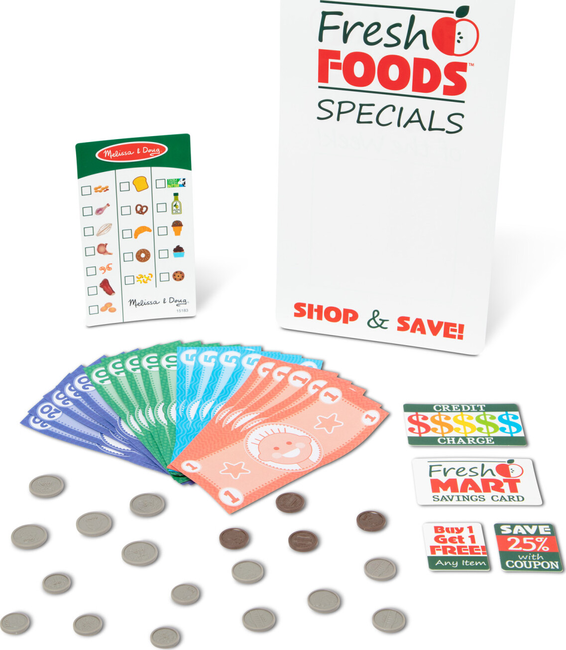 Melissa & Doug Fresh Mart Grocery Store Companion Collection