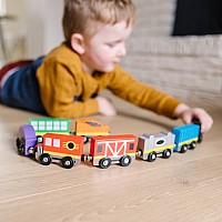 Wooden Train Cars