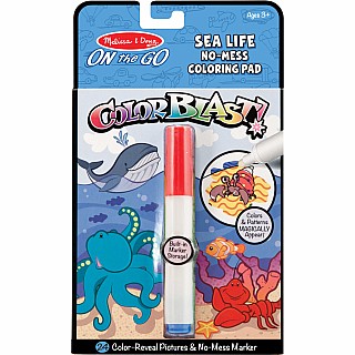On the Go ColorBlast No-Mess Coloring Pad - Sea Life