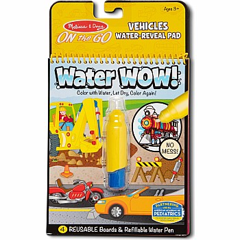 Water Wow! Vehicles - On the Go Travel Activity