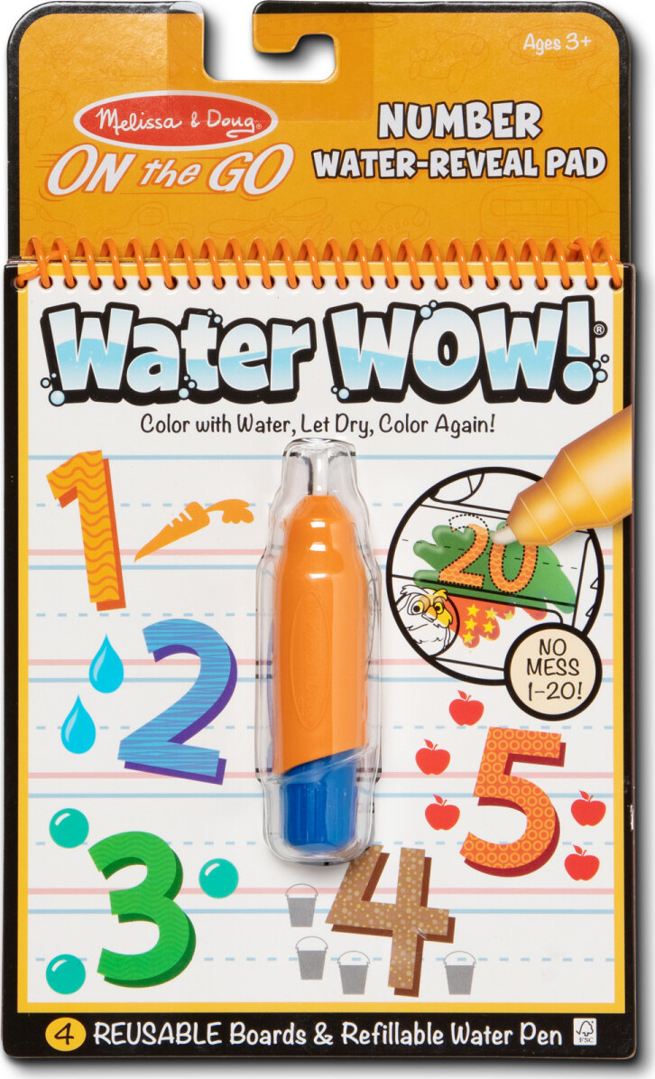 Download Water Wow! Numbers Water Writing Pad - from Melissa & Doug- another great item from KB Learning ...