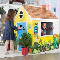 country cottage indoor playhouse