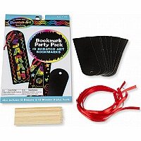 Bookmark Scratch Art Party Pack