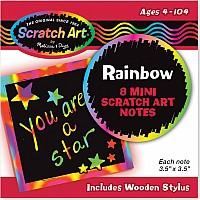 Rainbow Mini Scratch Art Notes (in Display)