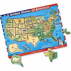 United States of America Sound Puzzle - 40 Pieces