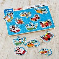 Mickey Vehicles Wooden Sound Puzzle *NW*