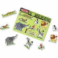 Zoo Animals Sound Puzzle - 8 Pieces