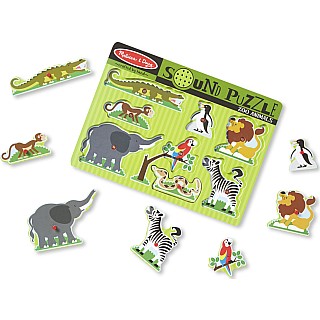 Zoo Animals Sound Puzzle - 8 Pieces