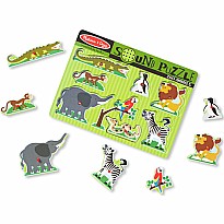 Zoo Animals Sound Puzzle - 8 Pieces