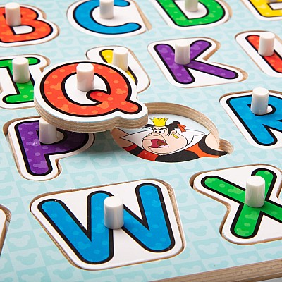 Disney Classics Wooden Alphabet Peg Puzzle