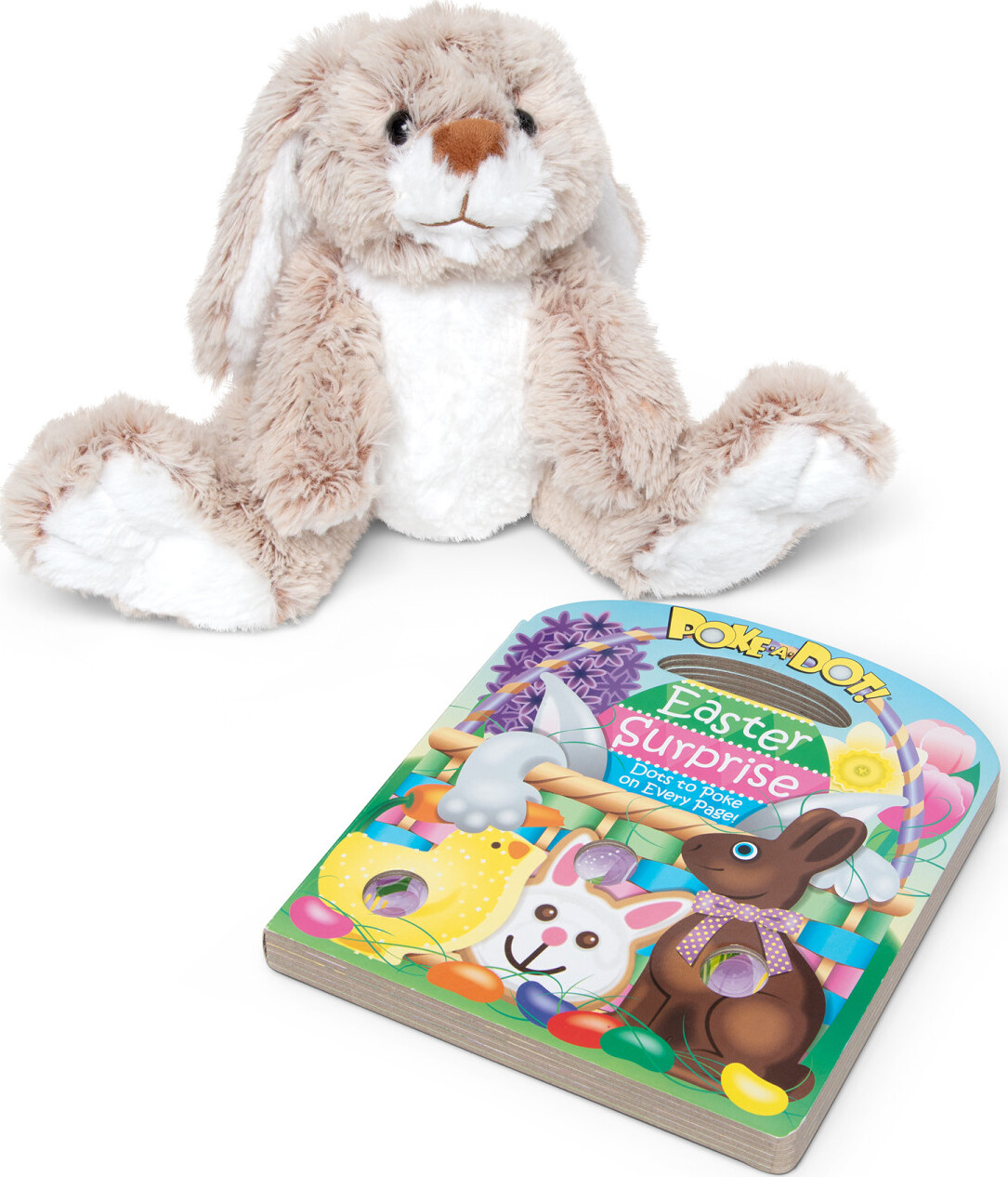Melissa & Doug 7674 Burrow Bunny Rabbit Stuffed Animal for sale online