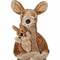 Kangaroo and Joey Lifelike Stuffed Animal