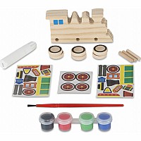 Decorate-Your-Own Wooden Train