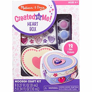 Created by Me! Heart Box Wooden Craft Kit