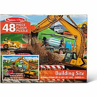 Building Site Floor Puzzle - 48 Pieces