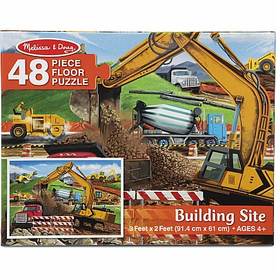 Building Site Floor Puzzle - 48 Pieces