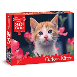 0030 pc Curious Kitten Cardboard Jigsaw