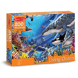 0200 pc Living Ocean Cardboard Jigsaw