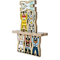 Stacking Wooden Chunky Puzzle - Jobs People Do