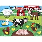 Farm Peg Puzzle - 8 pieces