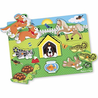 Pets Peg Puzzle - 8 Pieces