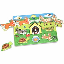 Pets Peg Puzzle - 8 Pieces