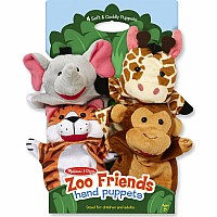 Hand Puppets- Zoo Friends