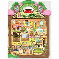 Puffy Stickers - Chipmunk House