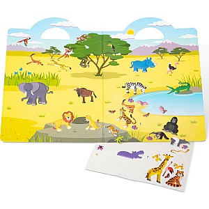 Puffy Sticker Play Set - Safari