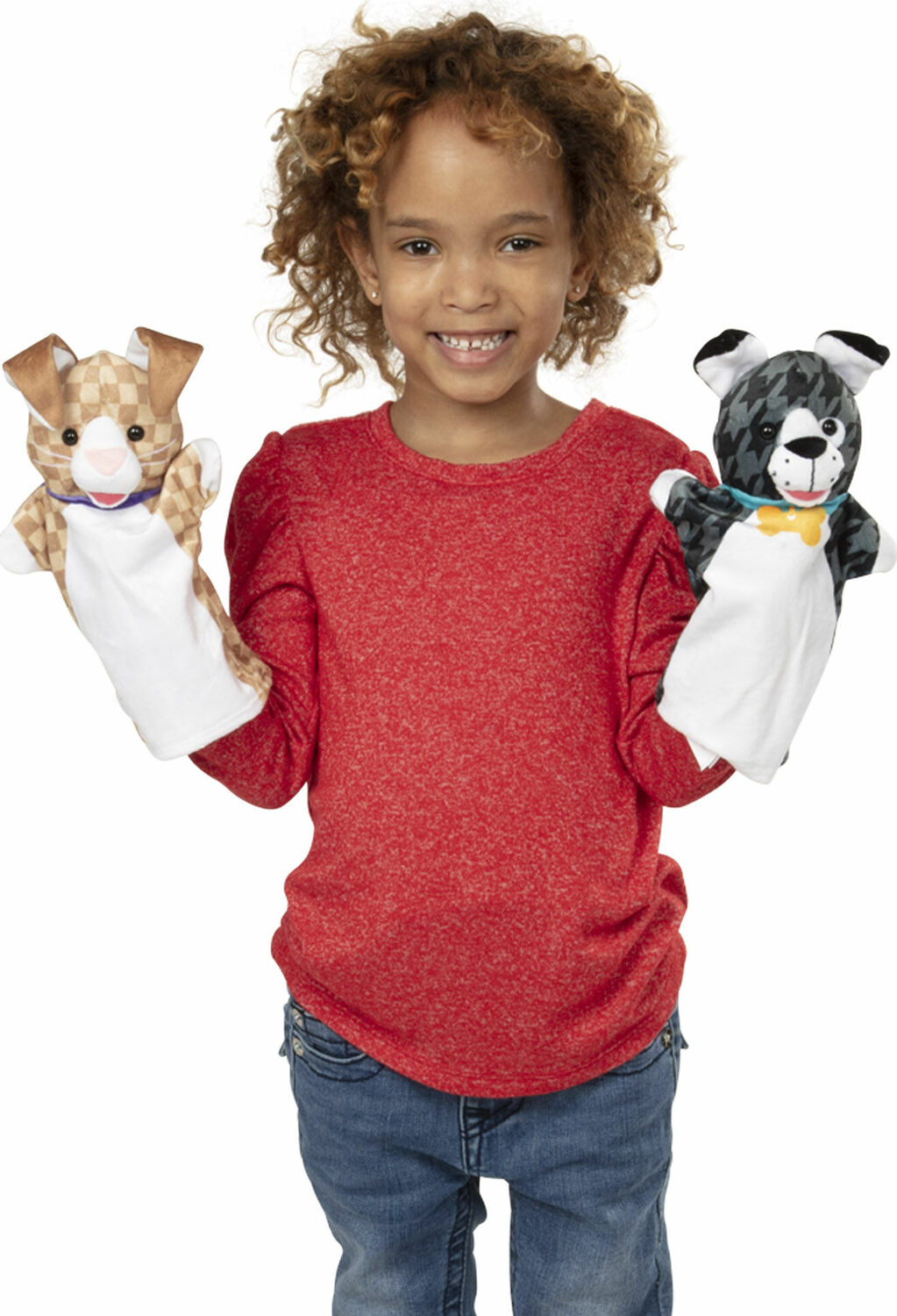 Happy Kids Stuffed Hand Puppets -8 Pc.