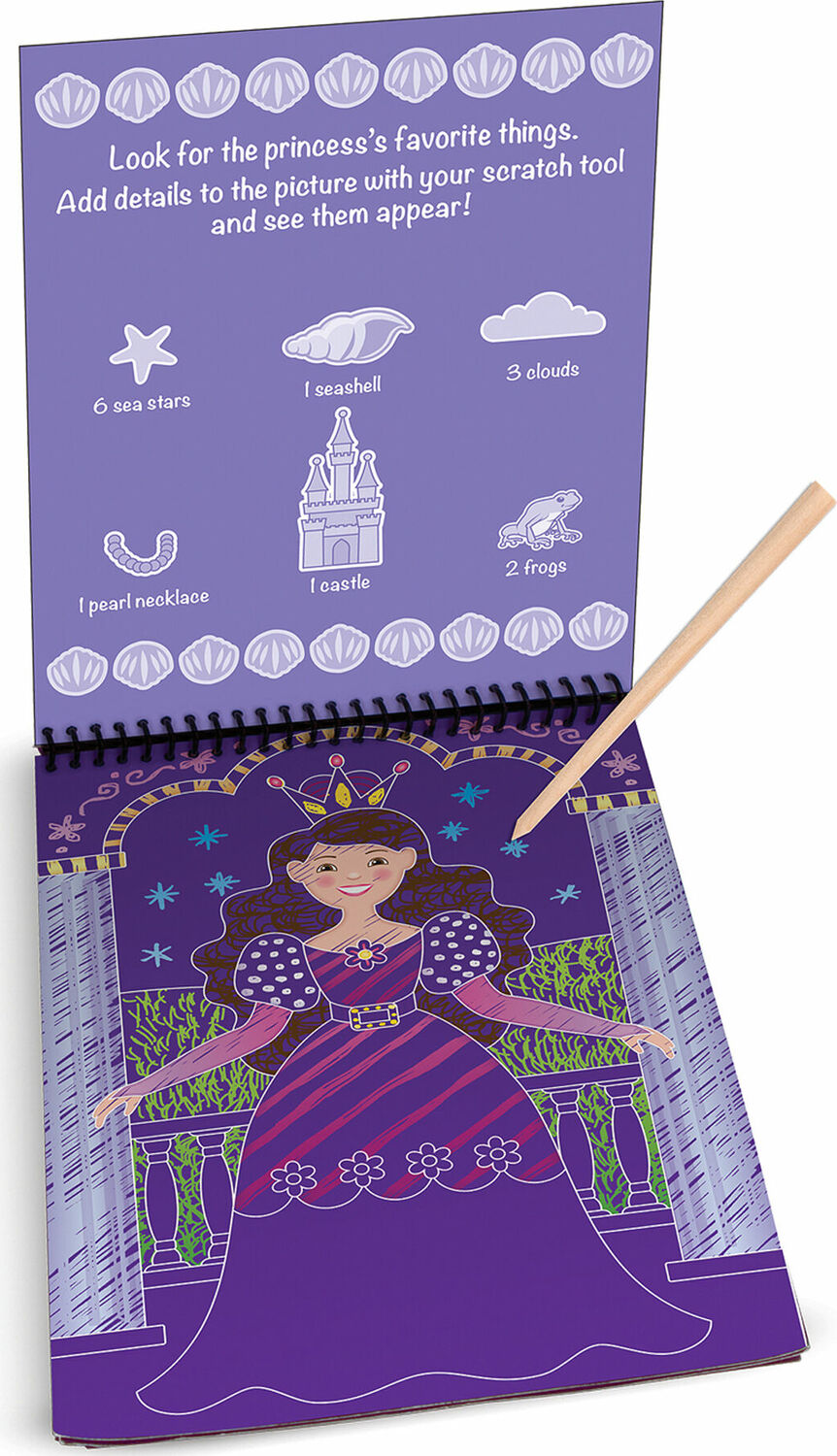 Melissa And Doug On The Go Scratch Art Fairy Tales Reveal Pad NEW Toys 