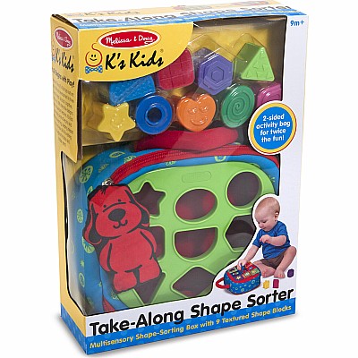 Take-Along Shape Sorter Baby and Toddler Toy