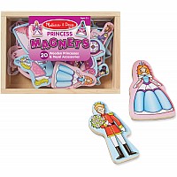 Wooden Princess Magnets
