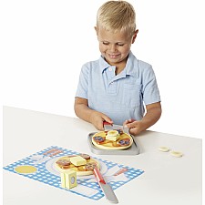 Wooden Flip & Serve Pancake Set