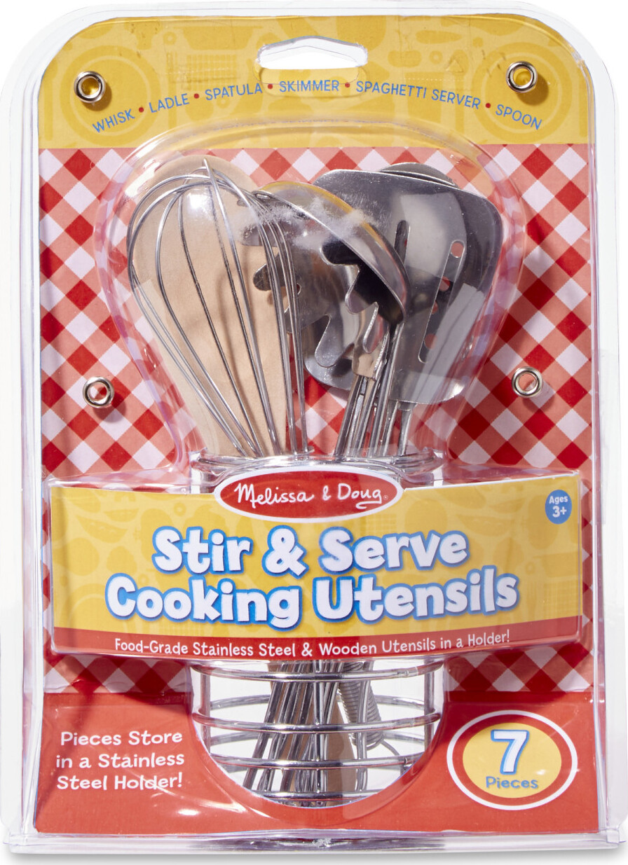 melissa & doug stir and serve cooking utensils