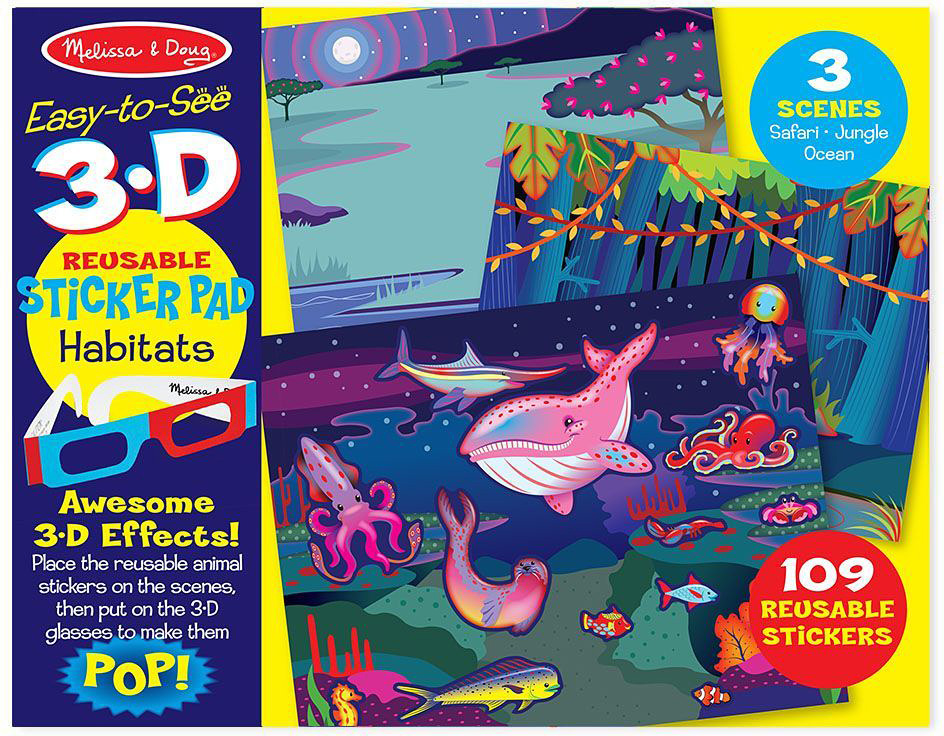 Habitats 3D Sticker Activity Pad Kool & Child