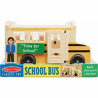 Wooden Classic School Bus