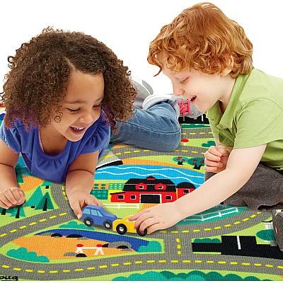 Round the Town Road Rug & Car Set